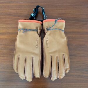 Hestra Alpine Pro Wakayama Unisex Medium Size 8 Gloves Cork Brown